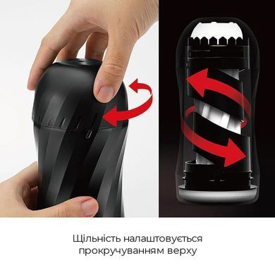 Мастурбатор Tenga Air-Tech Twist Tickle Red зі змінною тугістю обхвату, ефект глибокого мінету SO1421 фото