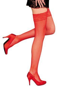 Чулки Anne De Ales CAMILLA T2 Red SO8691 фото
