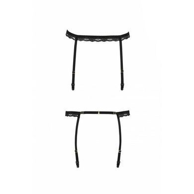 Пояс-стрепы для чулок Passion Exclusive SHELLY GARTER BELT L/XL, black PS27904 фото