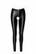 Лeггинсы Noir Handmade F304 Taboo wetlook leggings with open crotch and bum - S SX0261 фото 4